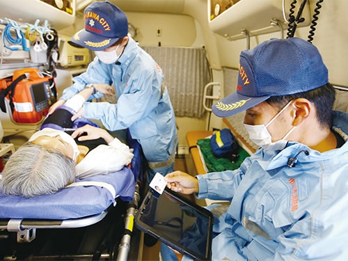 画像：10月1日（水曜）からマイナ救急が始まります。