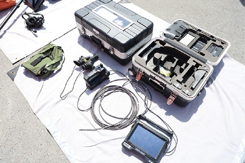 画像：倒壊した建物の下敷きになった人を早急に発見するために使いますの画像1