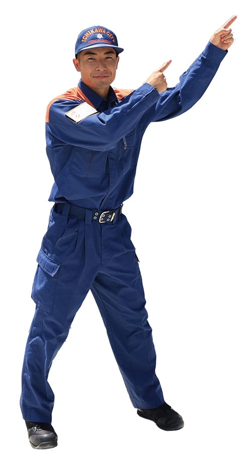 顔画像：消防士