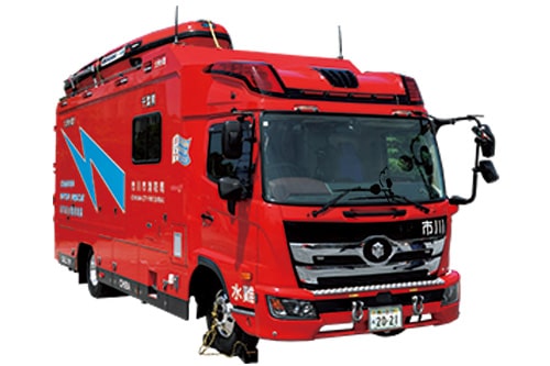 画像：水難救助車