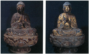 木造釈迦如来・多宝如来坐像の画像