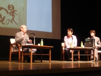 俳優・熊倉一雄氏講演会風景1