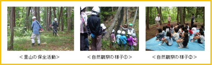 写真:わんぱくの森の会の活動の様子