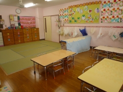 1歳児保育室の画像