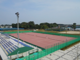 テニスコートの写真