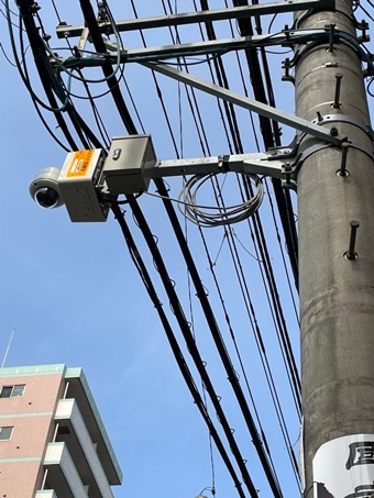 ​設置された街頭防犯カメラの画像2