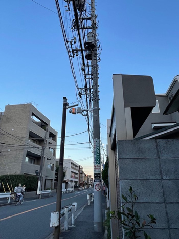 設置された街頭防犯カメラの画像3