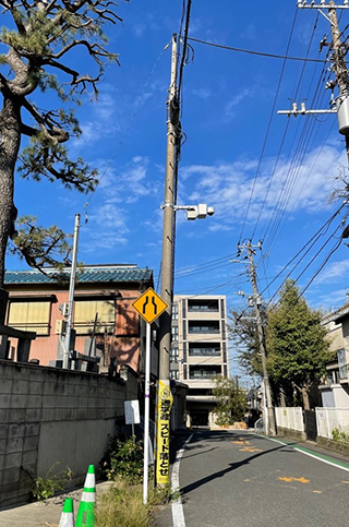 ​設置された街頭防犯カメラの画像5