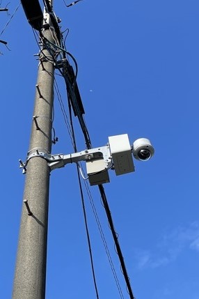 設置された街頭防犯カメラの画像6