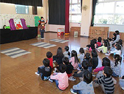 写真：交通安全指導教室の様子