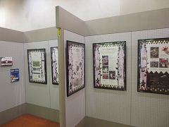 絵画ラック展示 きのこワンダーランドパネル 絵画ラック展示 きのこワンダーランドパネル