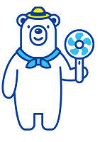 シロクマのイラスト