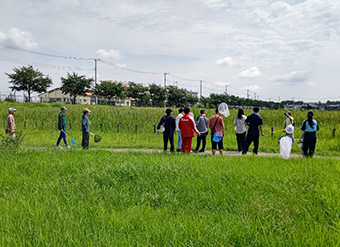 調査の様子の画像