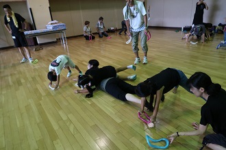 写真：親子宿泊体験