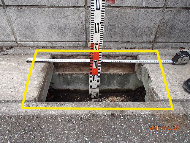 ［鋼製の道路蓋がない場合］の画像