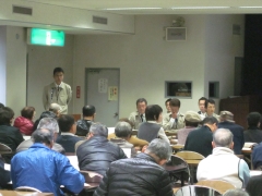 事業説明会の様子の写真