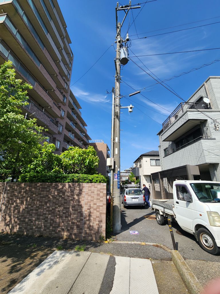 設置された街頭防犯カメラの画像