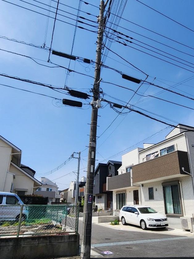 設置された街頭防犯カメラの画像
