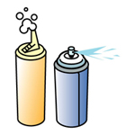 イラスト:スプレー缶