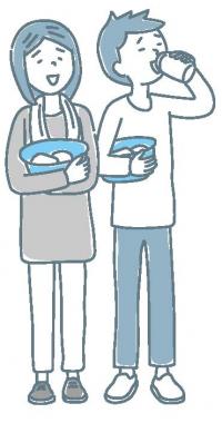 男女のイラスト