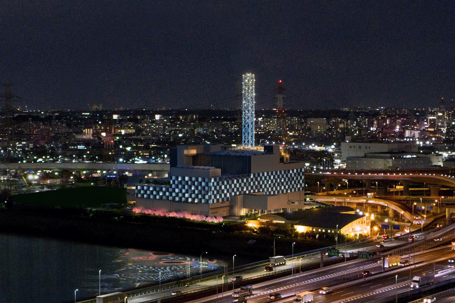 完成予想図（夜間）の画像