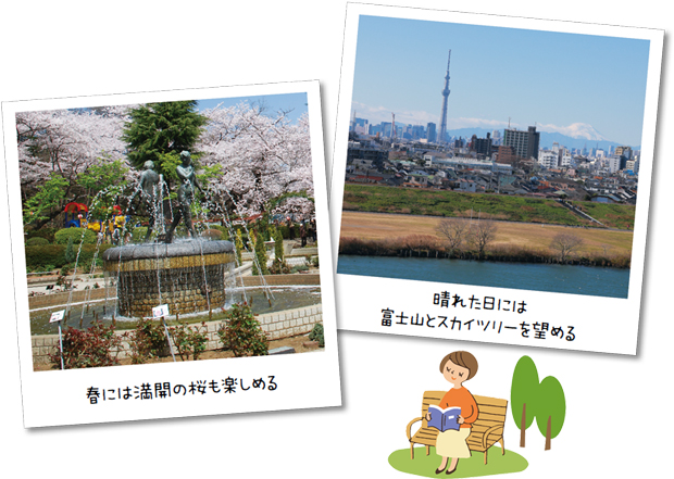 幅広い年代層が楽しめる 里見公園の画像