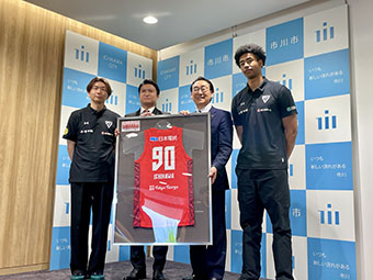 千葉ジェッツ　表敬訪問の画像