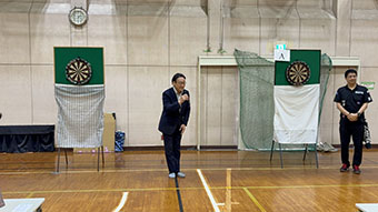 市川市ダーツ協会　市川市シニアダーツオープン2025　開会式の画像