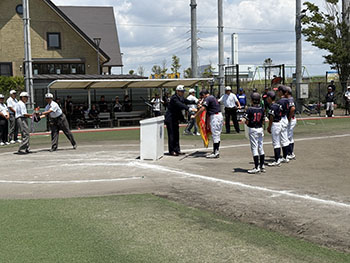 市川市少年野球連盟 第46回市川市少年野球夏季大会 閉会式の画像