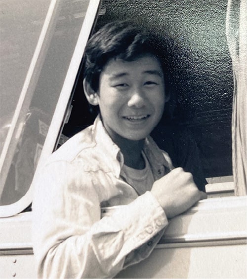 画像：入寮当時の私