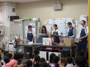 学童での啓発の様子１