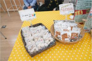 丁寧に作られた商品の数々