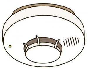 イラスト:火災警報器の給付