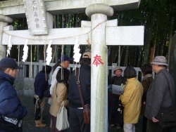 文学散歩の様子 文学散歩の様子