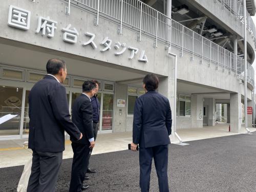 J:COM北市川スポーツパーク・国府台体育館・国府台スタジアム　視察の画像