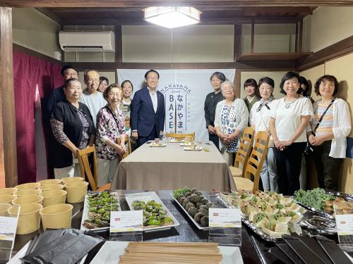 なかやま参道にぎわいプロジェクト実行委員会　なかやまBASEお披露目会の画像