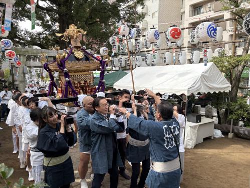 市川八幡神社　祭礼の画像