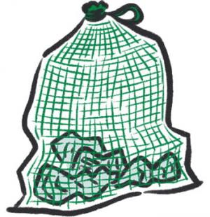 ネットにいれるイラスト