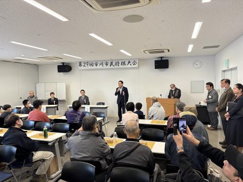 市川市将棋愛好会連盟 第29回市川市民将棋大会 開会式の画像