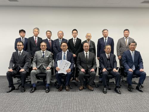 市川商工会議所等 予算要望書の提出の画像