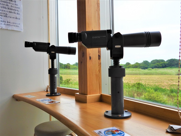 備え付け望遠鏡（30倍）の画像