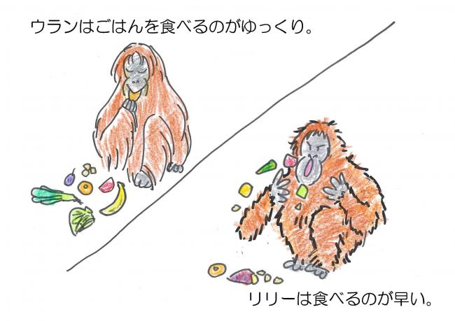 ウランとリリーの漫画1枚目