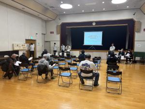 説明会の状況の写真