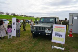 写真：特殊車両展示