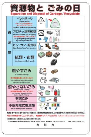資源物とごみの日