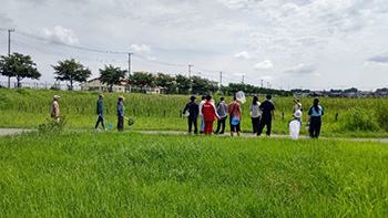 写真：第1回いきもの協働調査当日の様子4