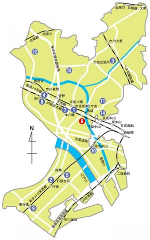 期日前投票所一覧 地図