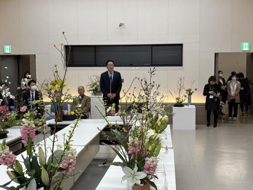 市川市花道協会　第81回「いけばな展」の画像