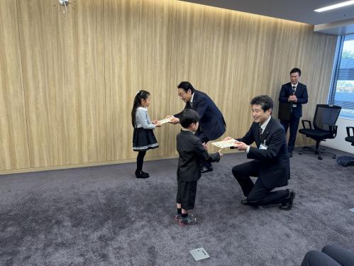 令和7年度　第52回「黄色いワッペン」贈呈式の画像