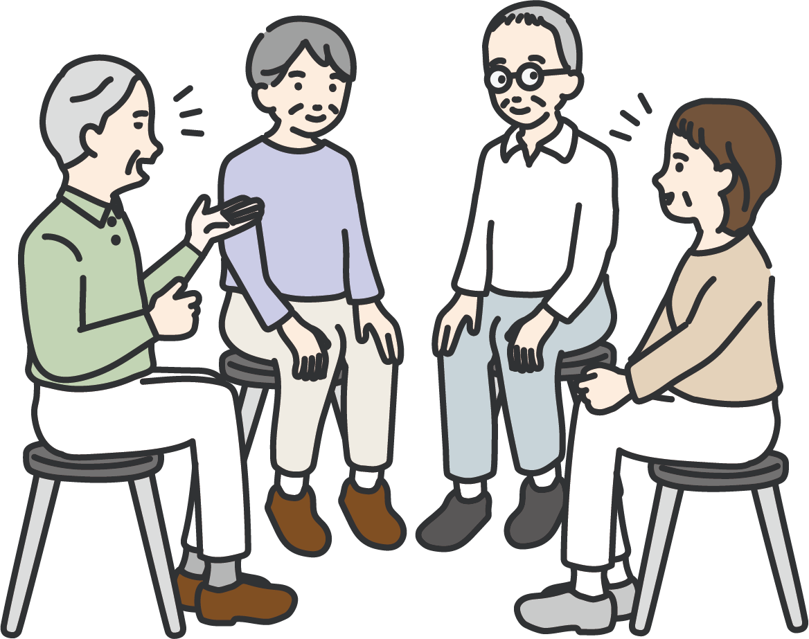 社会参加イラスト